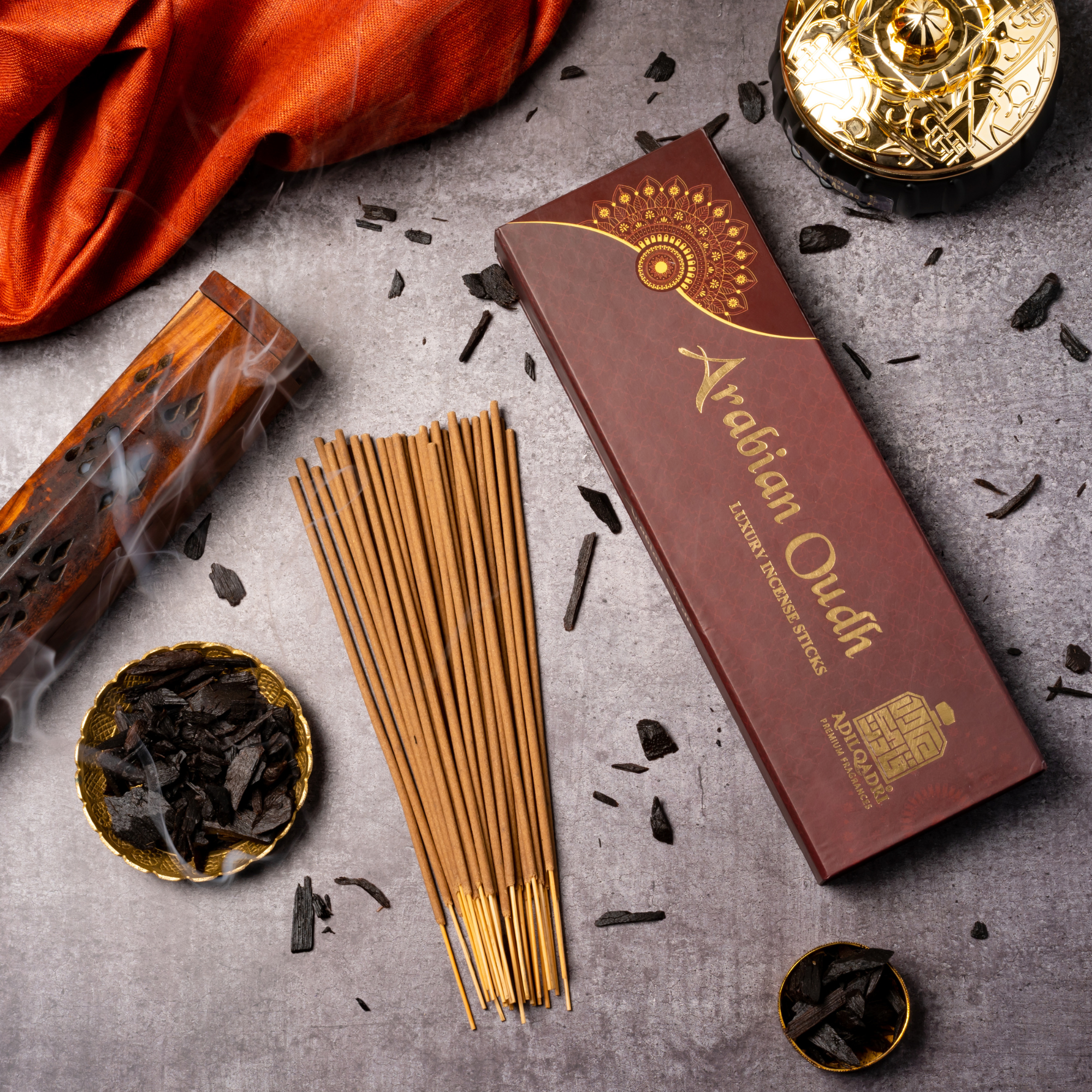 Adilqadri Arabian Oudh Premium Quality Agarbatti ( Incense Stick ) 100 gms (Copy)