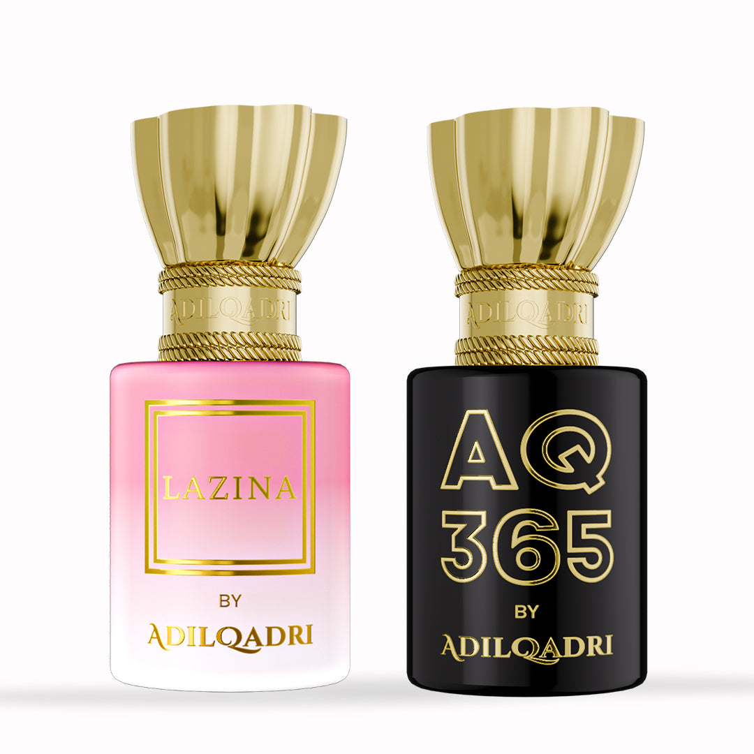 2 Pcs Attar Set AQ 365 And Lazina 5.5 Ml Each