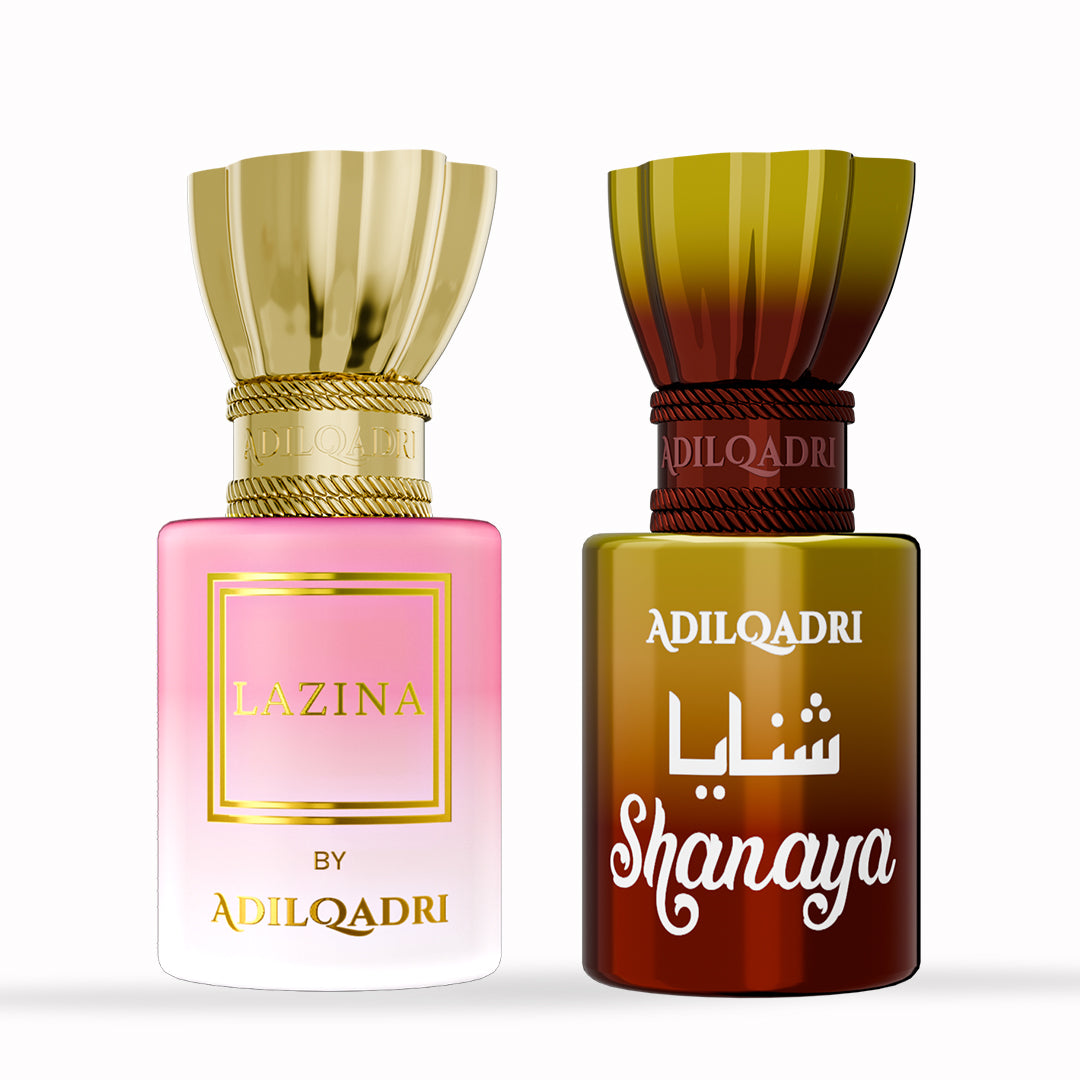 2 Pcs Attar Set Shanaya And Lazina 5.5 Ml Each