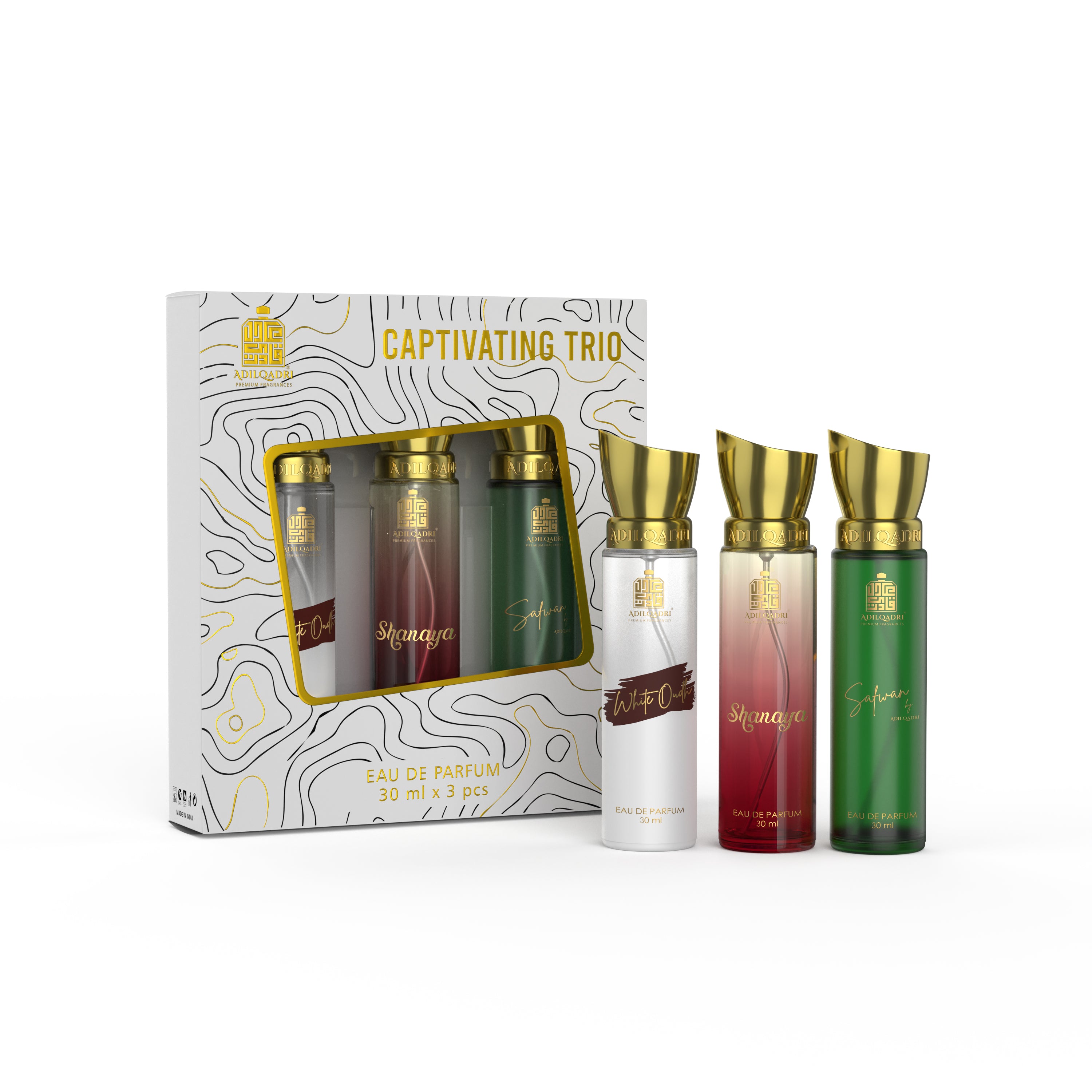 Diwali Candle Gift Set - 12 Luxury Scented Glass Candles