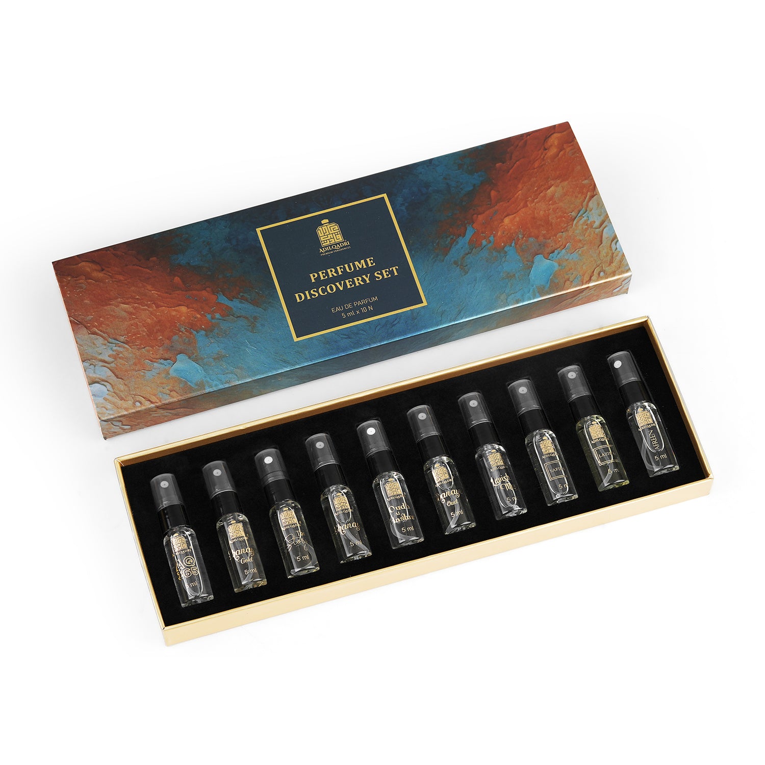 Perfume Discovery Set - Pack of 10 ( 5ml Each ) Perfume Spray