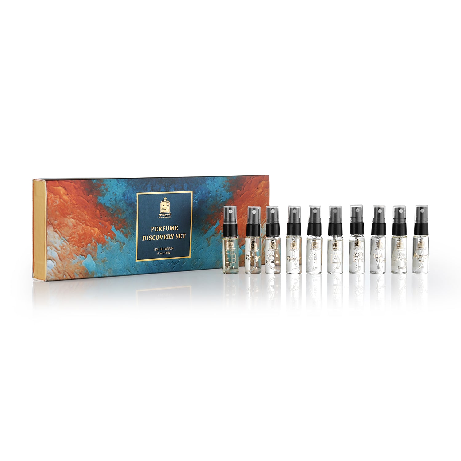 Perfume Discovery Set - Pack of 10 ( 5ml Each ) Perfume Spray