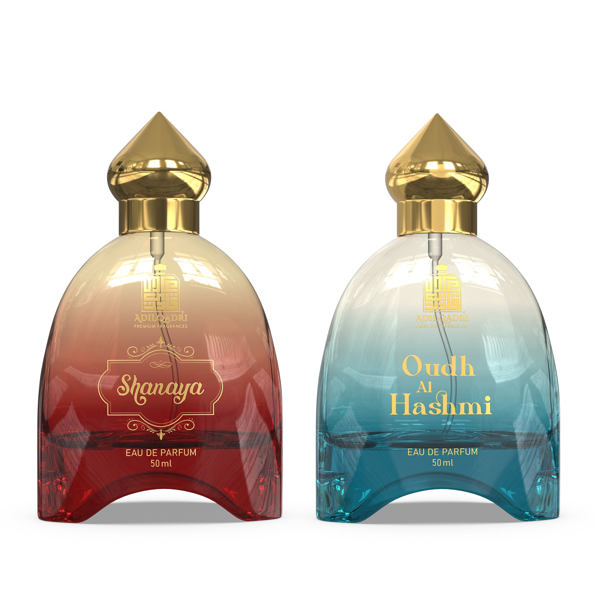 Shanaya And Oudh Al Hashmi Perfume Spray 50Ml Each