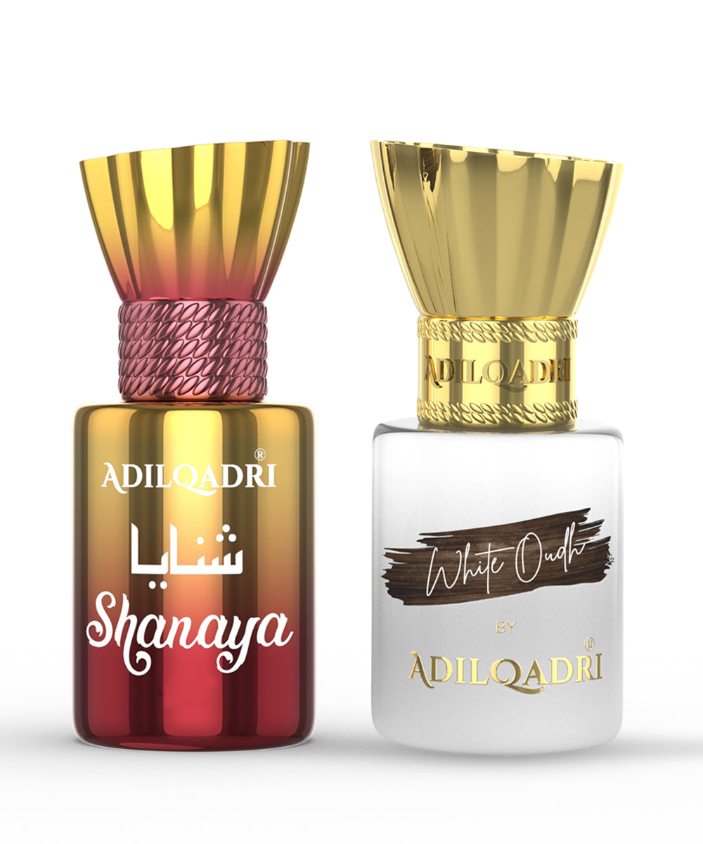 2 Pcs Attar Set Shanaya And White Oudh 5.5 Ml Each