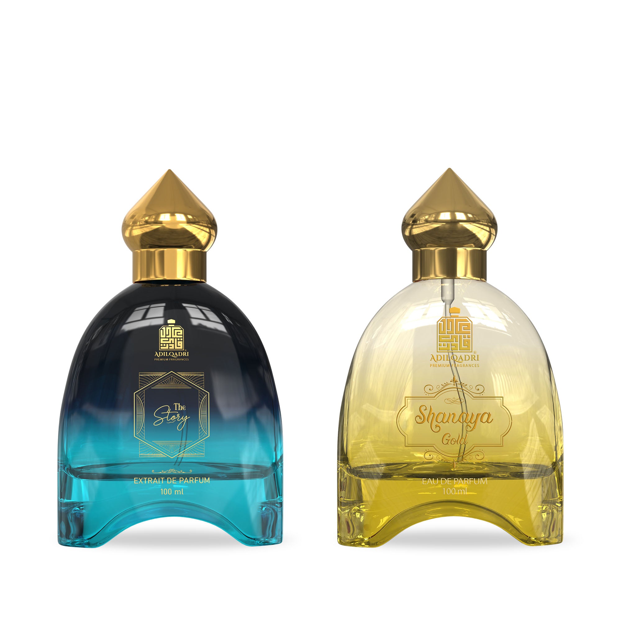 The Story And Shanaya Gold Perfume Spray 100 Ml Each