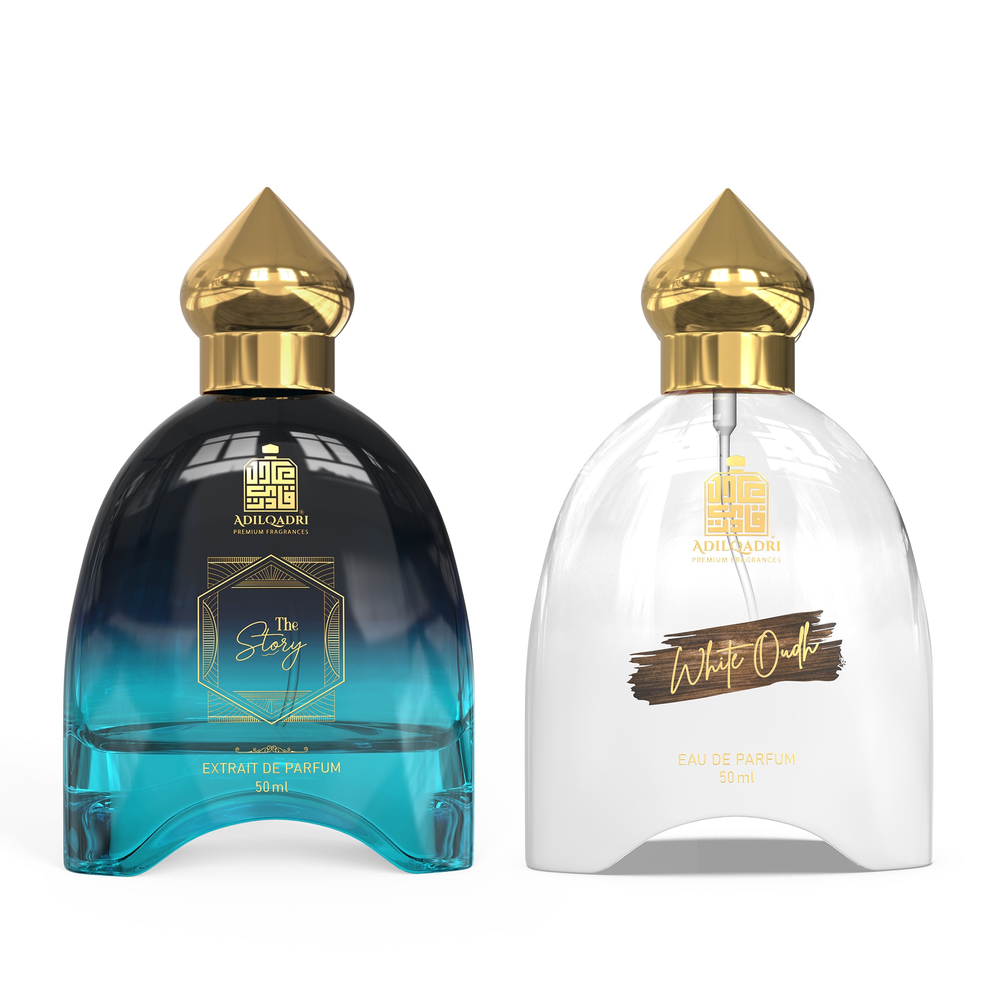 The Story And White Oudh Perfume Spray 50 Ml Each