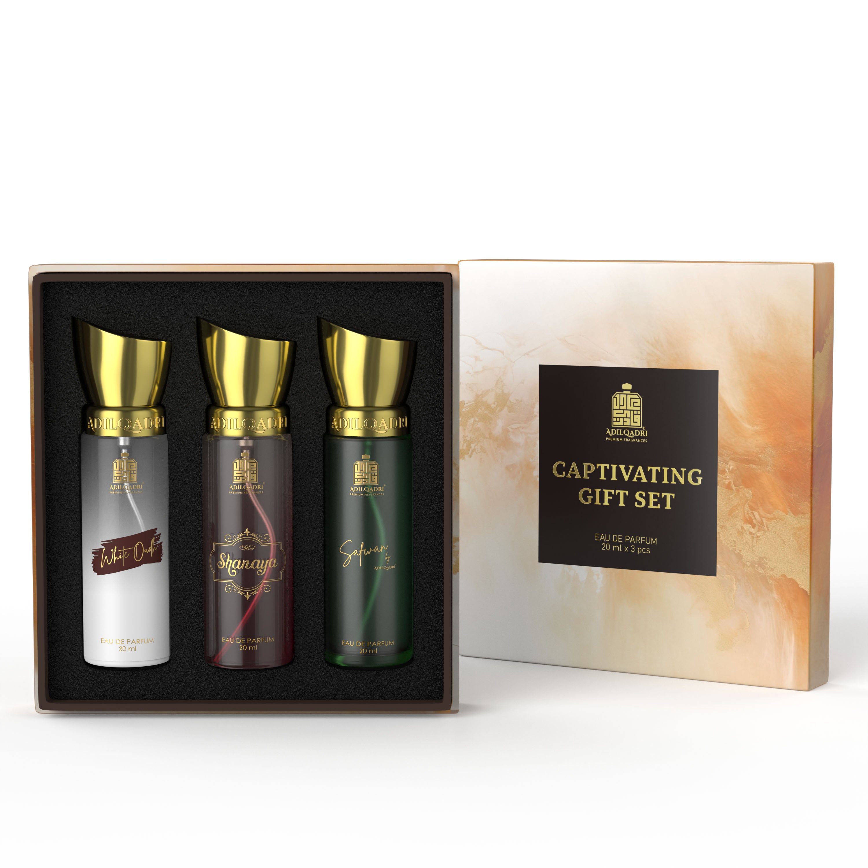 Captivating Trio 3 Pcs Set Of Premium Perfume Spray