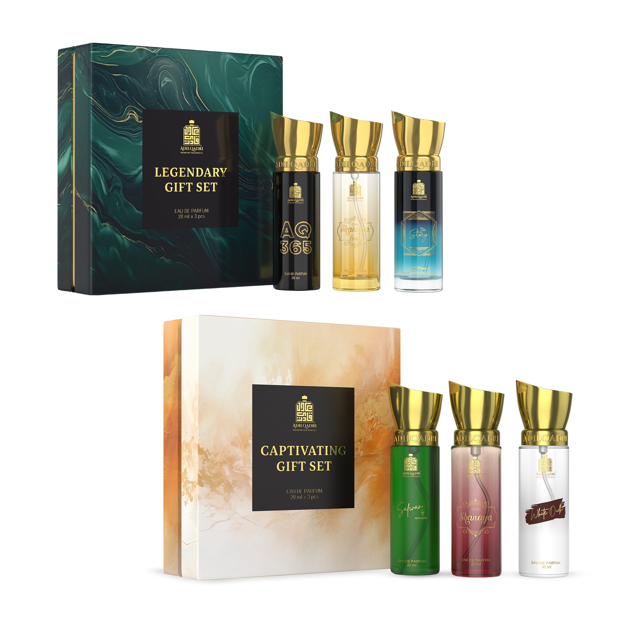 Captivating Trio 3 Pcs Set Of Premium Perfume Spray