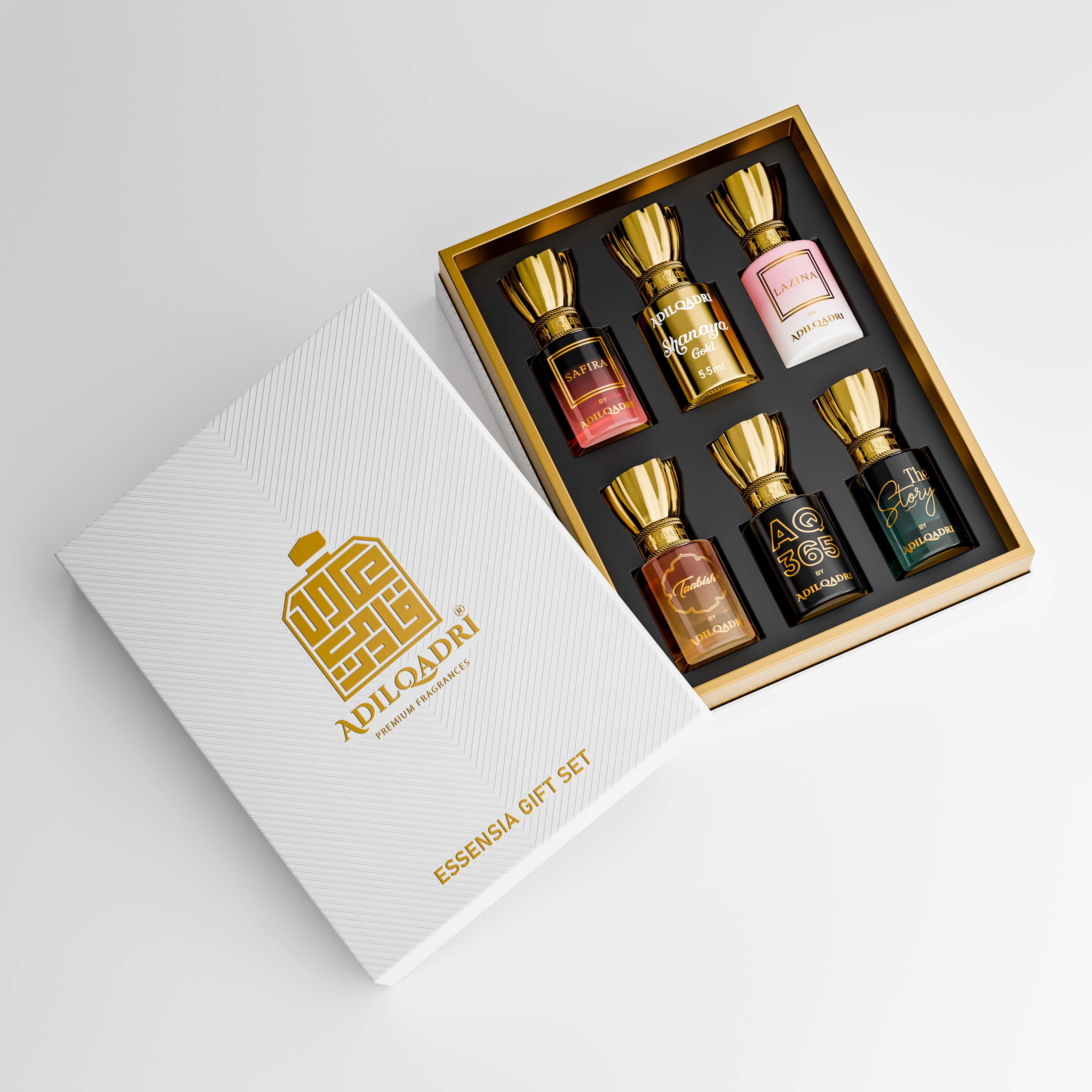 Essensia Luxury Attar Perfume Gift Set (6 x 5.5Ml)