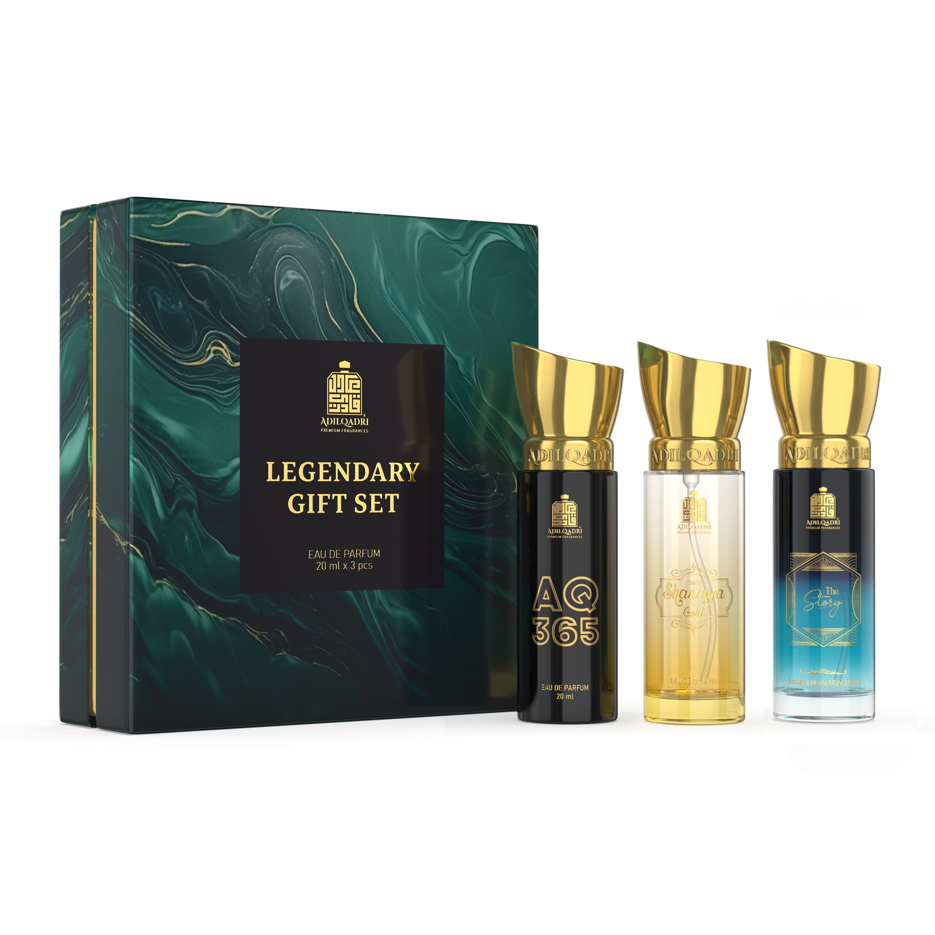 Legendary Gift Set 3 Pcs Set of Premium Perfume Spray