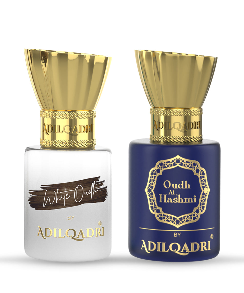 2 Pcs Attar Set Oudh Al Hashmi And White Oudh 5.5 ML Each