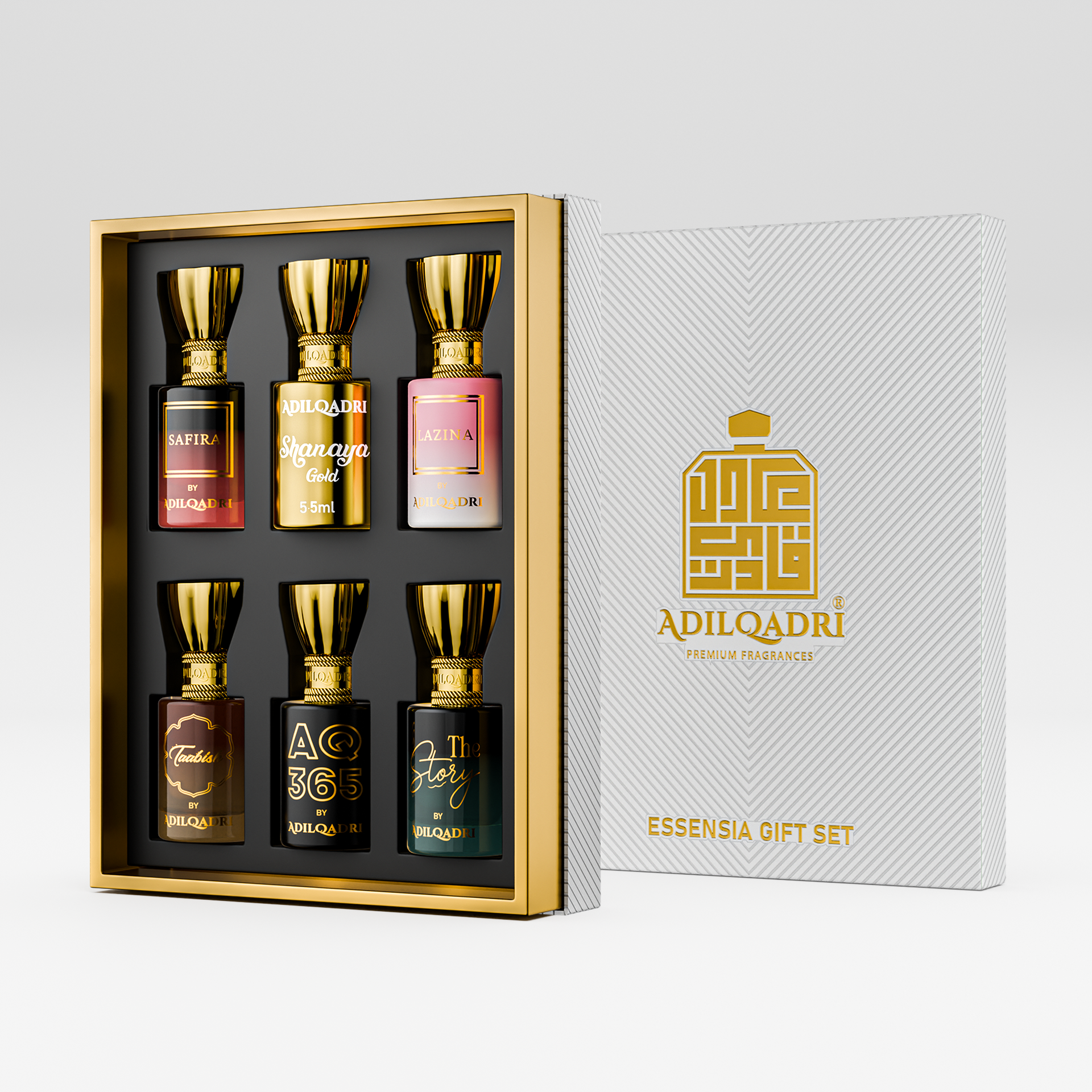 Essensia Luxury Attar Perfume Gift Set (6 x 5.5Ml)