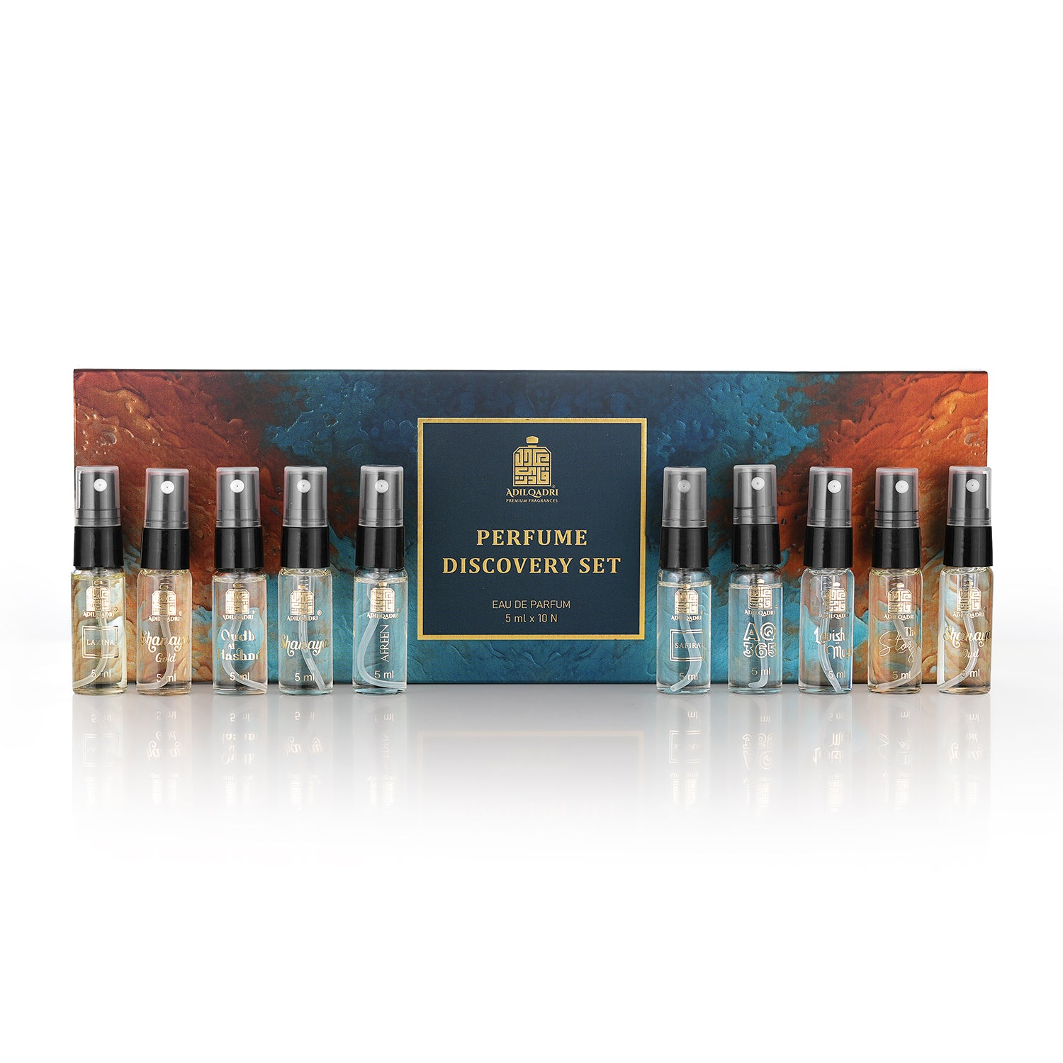 Perfume Discovery Set - Pack of 10 ( 5ml Each ) Perfume Spray