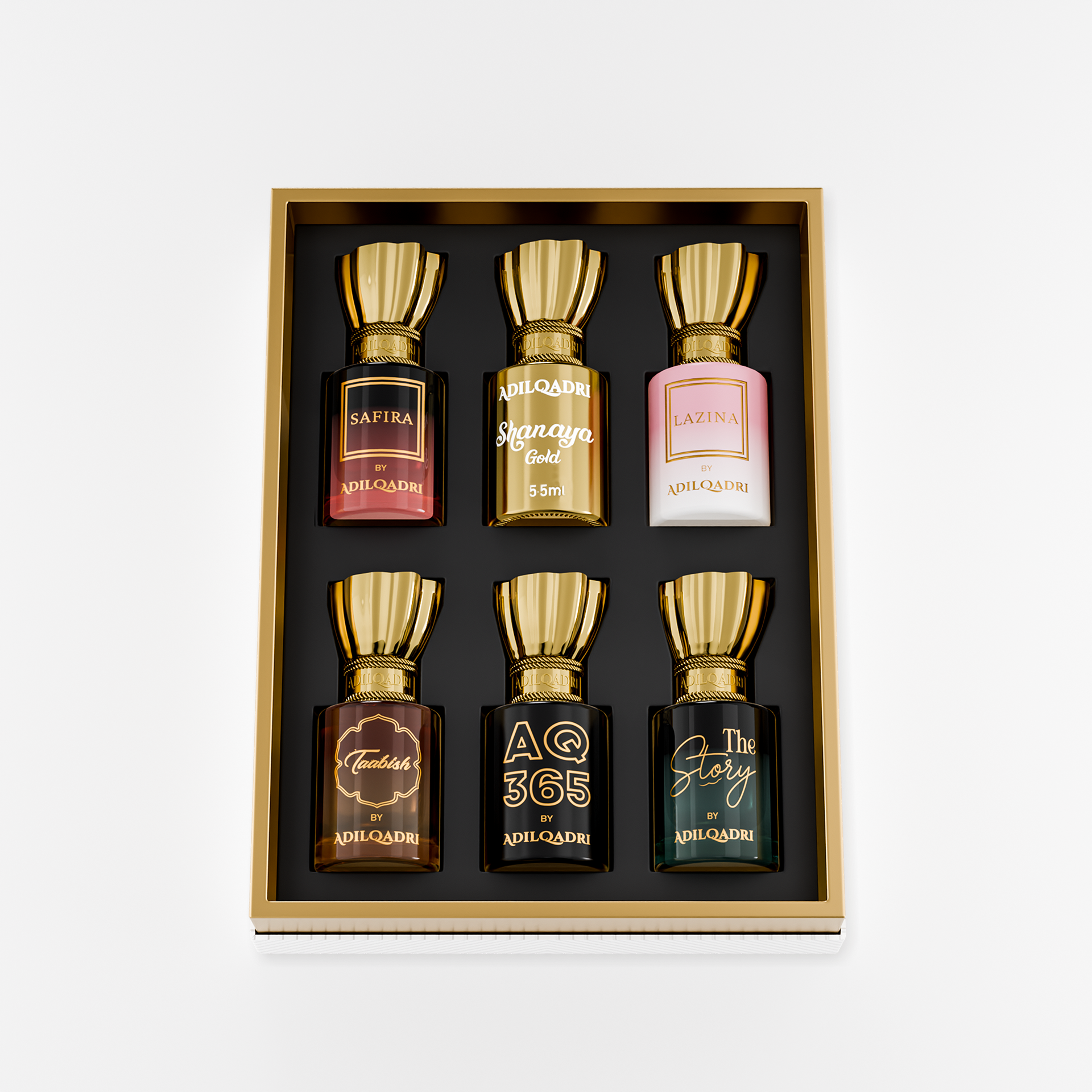 Essensia Luxury Attar Perfume Gift Set (6 x 5.5Ml)